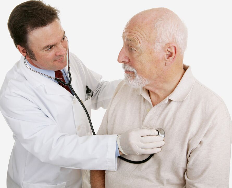doctor's examination for back pain